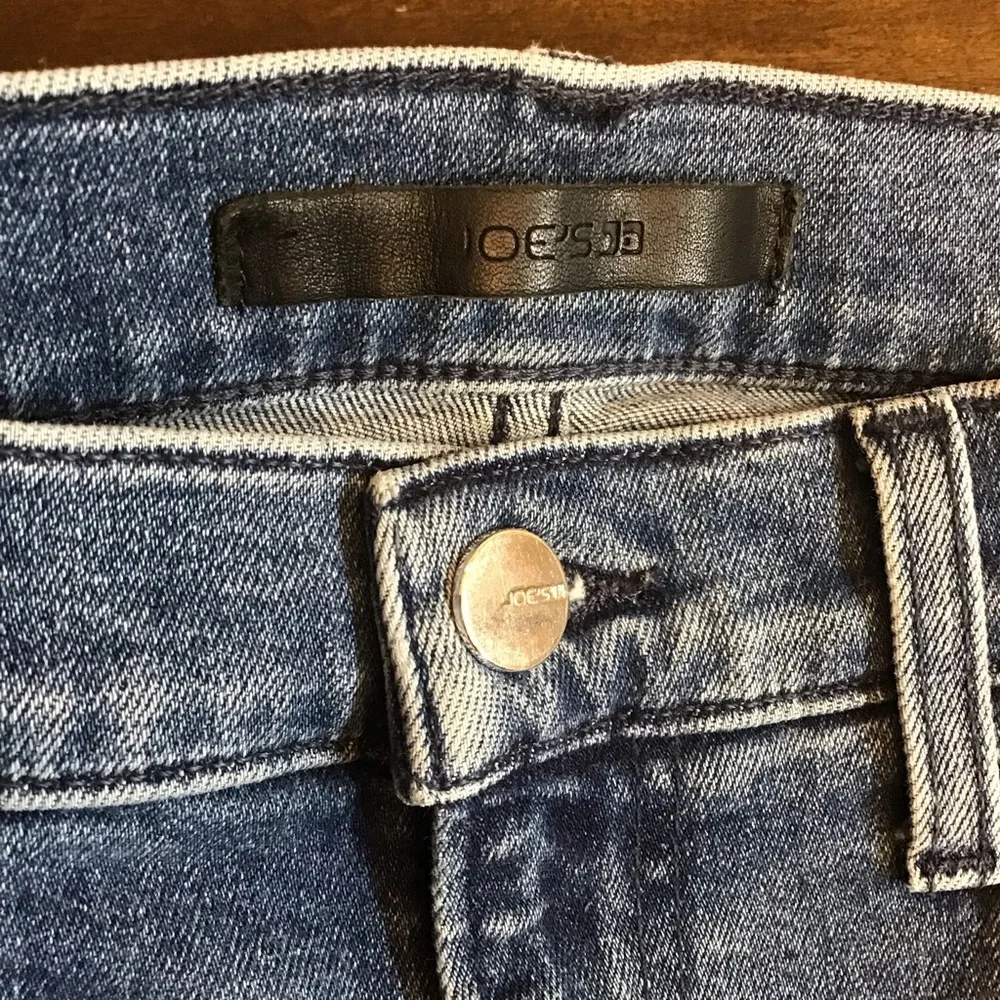 Joe’s Jeans 28 The Callie High Rise Cropped Boot Jeans KickFlip Distressed